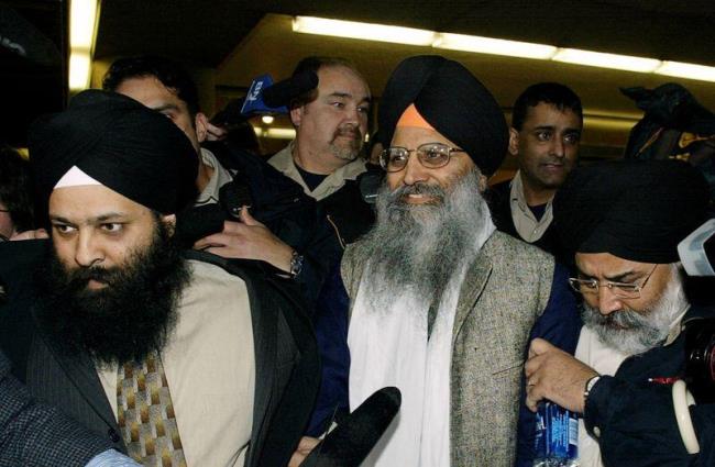 ikh activist Ripudaman Singh Malik smiles as he leaves Vancouver court after verdict in Air India ...