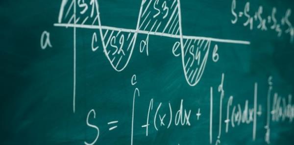 Calculus written on a chalk board