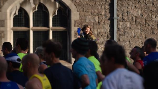 Cheering on the runners: 'it can take a long time to run those 26.2 miles so the supporters certainly entertain and encourage participants'. Photo: David Fitzgerald/Sportsfile via Getty Images