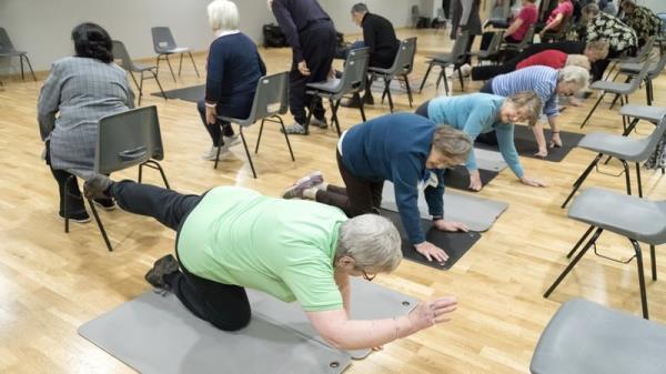 'We aim to get falls management exercises to those who can benefit and help people to feel co<em></em>nfident a<em></em>bout exercise, physical activity and keeping well.' Photo: Falls Management Exercise (FaME) Implementation Toolkit