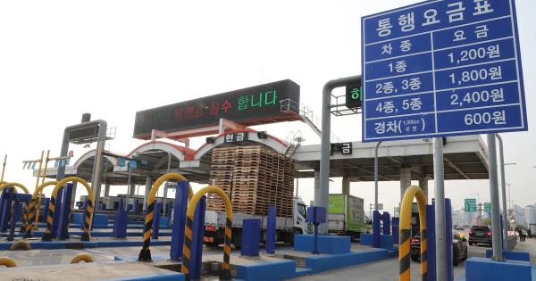 京畿道宣布：一山大桥过路费直降50%，现仅收600韩元！