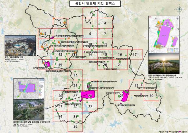 Yo<em></em>ngin Semico<em></em>nductor Cluster map (Yo<em></em>ngin City)